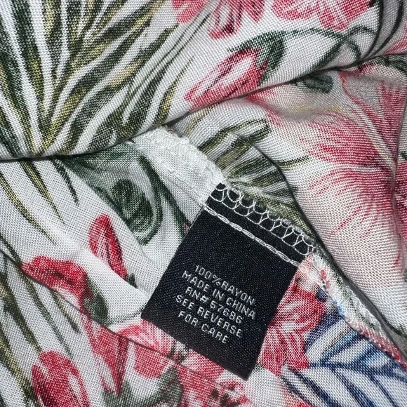 NWT New Look Multicolor Floral Tropical Dress - Picture 10 of 10